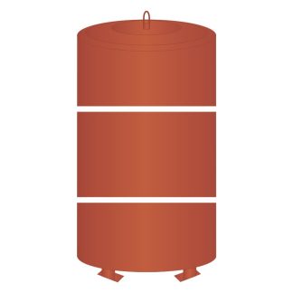 Akumulatsioonipaak 1800 l, kolmeosaline