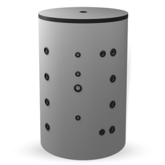 Salvesti isolatsiooniga 750L 1010x1665 mm tarbevee soojusvahetiga 5,16 m2 Eldom