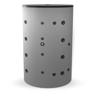 Salvesti isolatsiooniga 1500L 1250x2210 mm tarbevee soojusvahetiga 9,00 m2 ja kütte soojusvahetiga 3,04 m2 Eldom