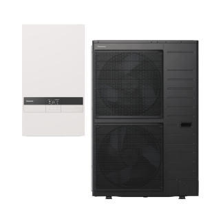 Õhk-vesi soojuspump Panasonic High Performance K Gen. Split 9 kW, 3F