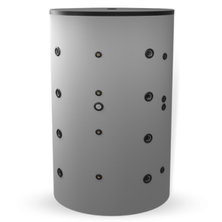 Salvesti isolatsiooniga 1500L 1250x2210 mm soojusvaheti 3.04 + 2,03 m2 Eldom - BCS2_1500F