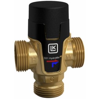 Termostaatsegisti põrandaküttele 25–45 °C (põrandakütte segisti LK 551 HydroMix)