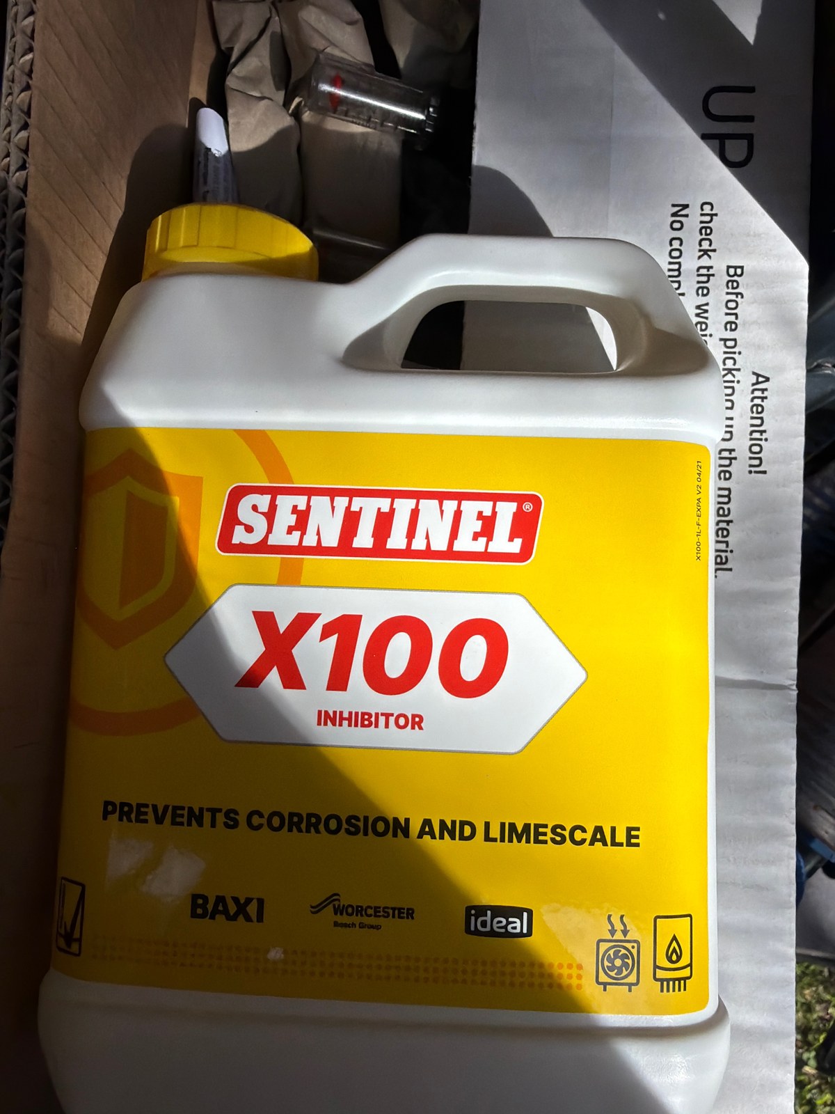 Sentinel X100 inhibiitor küttesüsteemis – Soetuppa