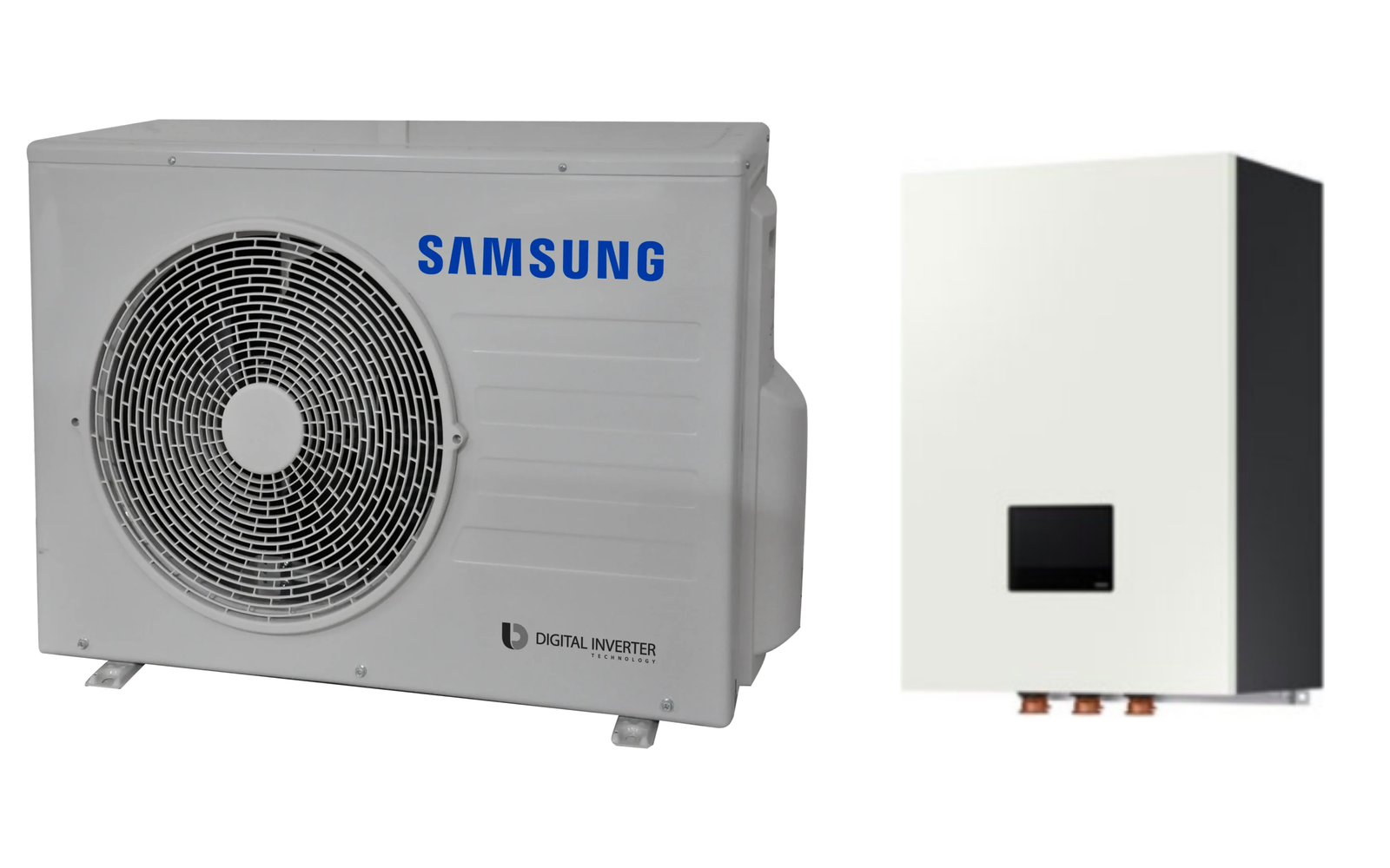 Samsung EHS Split R32 6 kW õhk-vesi soojuspump, 1-faasiline (välisosa AE060CXEDEG/EU + hüdromoodul AE160DNYSPG/EU)