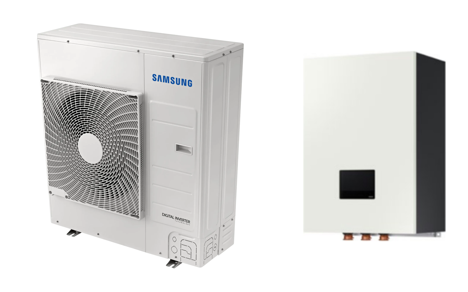 Samsung EHS Split R32 9 kW õhk-vesi soojuspump, 3-faasiline (välisosa AE090CXEDGG/EU + hüdromoodul AE160DNYSPG/EU)