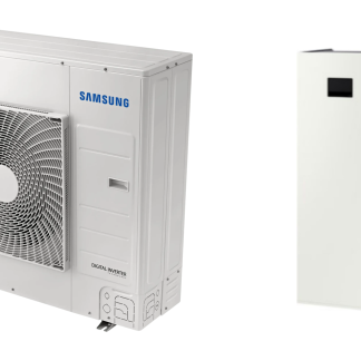 Samsung EHS Split R32 9 kW õhk-vesi soojuspump integreeritud 200 l tarbeveeboileriga, 3-faasiline (välisosa AE090CXEDGG/EU + siseosa AE200DNWSPG/EU)