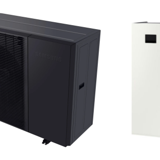 Samsung EHS Split R32 12,5 kW õhk-vesi soojuspump integreeritud 200 l tarbeveeboileriga, 3-faasiline (välisosa AE125DXEDGG/EU + siseosa AE200DNWSPG/EU)